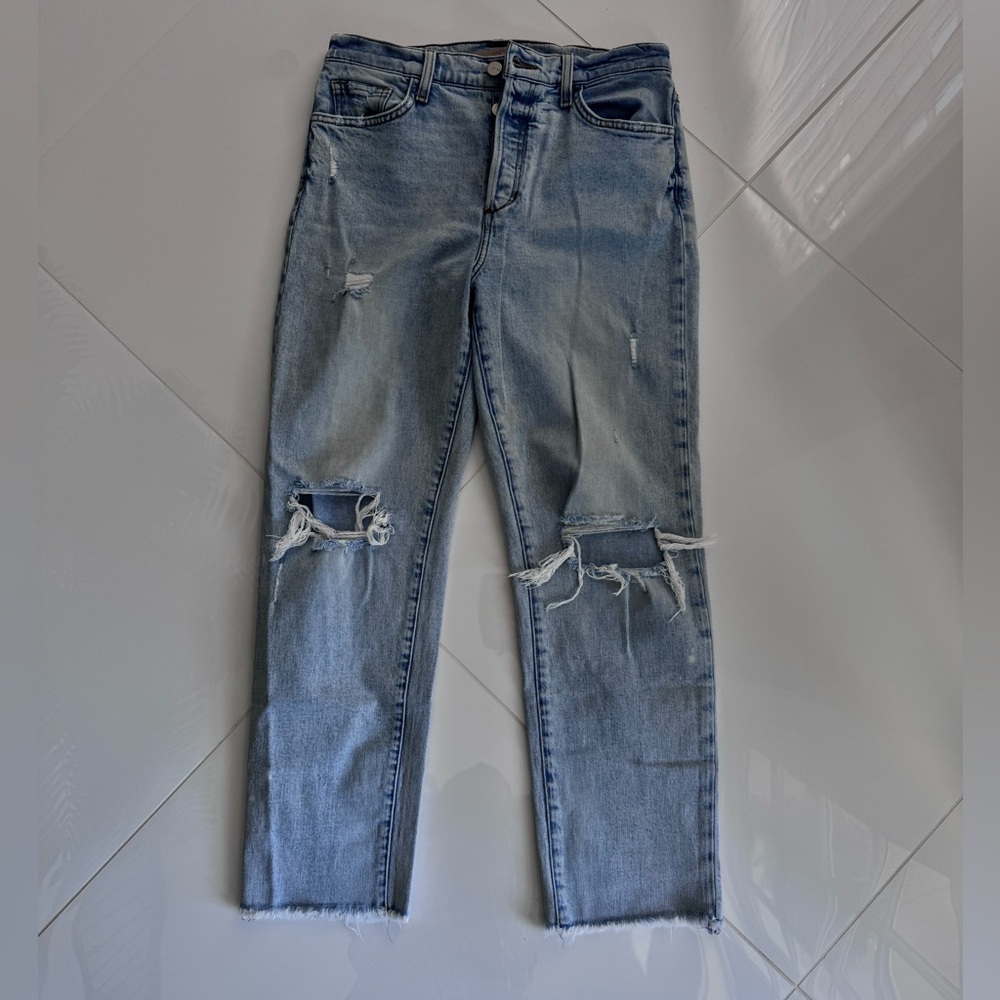 The Honor Joe’s Distressed Light Blue Jeans
